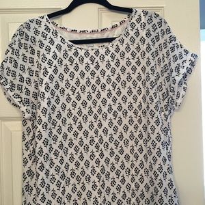 Boden Black and White Dress